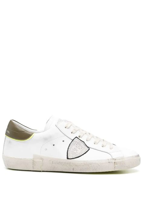 Sneakers Basse Prsx - Bianco e Miliatre PHILIPPE MODEL | PRLUVV08